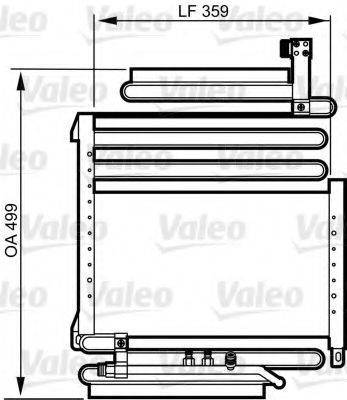 VALEO 814296 Конденсатор, кондиционер