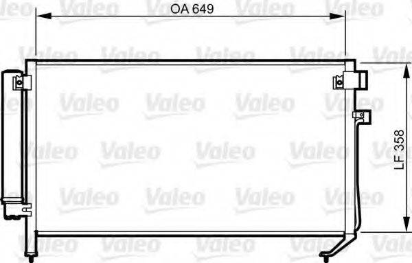 VALEO 814312 Конденсатор, кондиционер