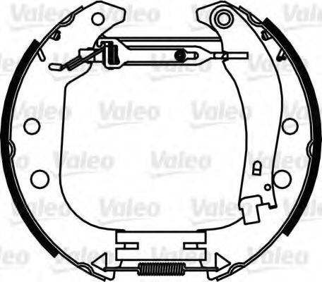 VALEO 554892 Комплект тормозных колодок