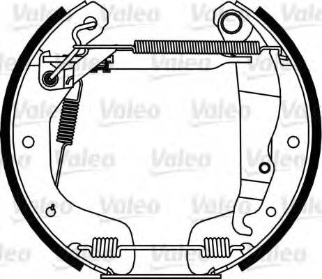 VALEO 554894 Комплект тормозных колодок