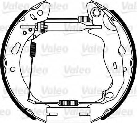 VALEO 554903 Комплект тормозных колодок