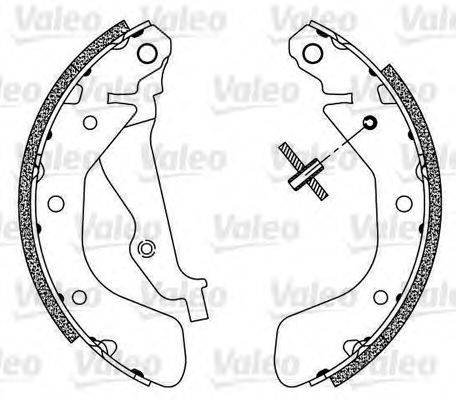 VALEO 564092 Комплект тормозных колодок