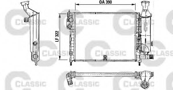 VALEO 230491 Радиатор, охлаждение двигателя