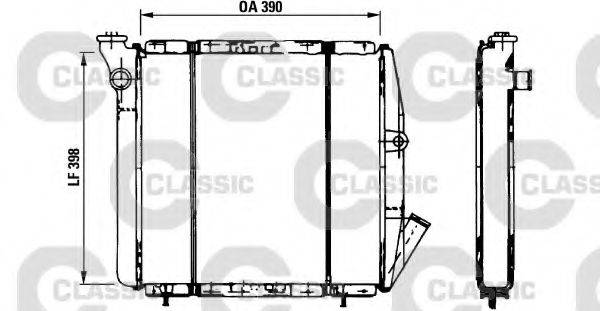 VALEO 310851 Радиатор, охлаждение двигателя