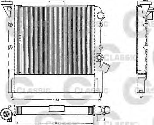 VALEO 383852 Радиатор, охлаждение двигателя