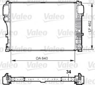 VALEO 735299 Радиатор, охлаждение двигателя