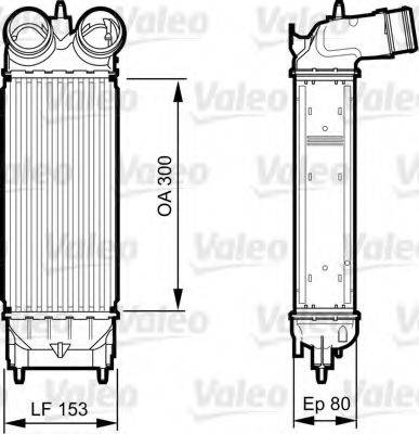 VALEO 818244 Интеркулер