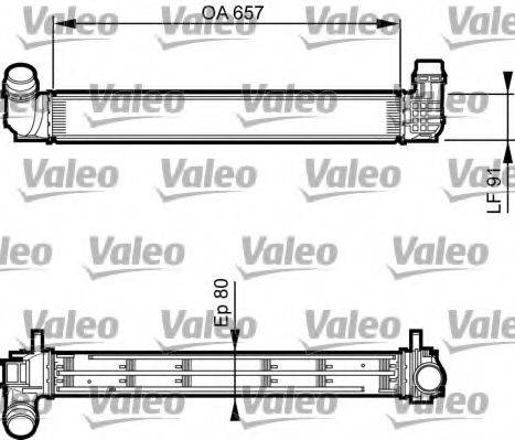 VALEO 818269 Интеркулер