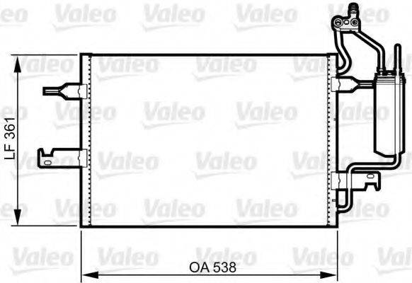 VALEO 817798 Конденсатор, кондиционер