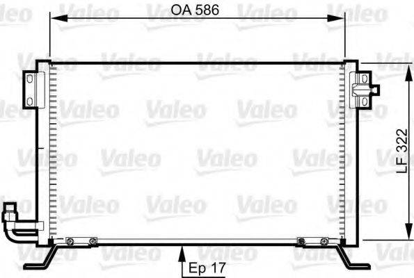 VALEO 818989 Конденсатор, кондиционер