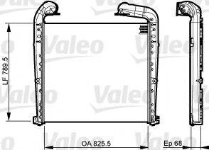 VALEO 818883 Интеркулер