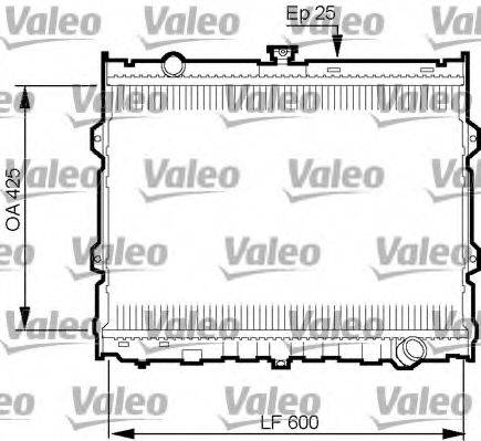 VALEO 734784 Радиатор, охлаждение двигателя