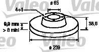VALEO 186249 Тормозной диск