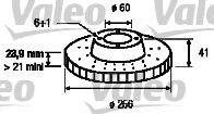 VALEO 186189 Тормозной диск