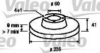 VALEO 186186 Тормозной диск