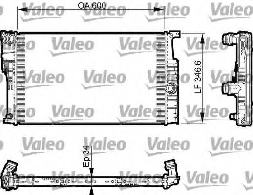 VALEO 735464 Радиатор, охлаждение двигателя