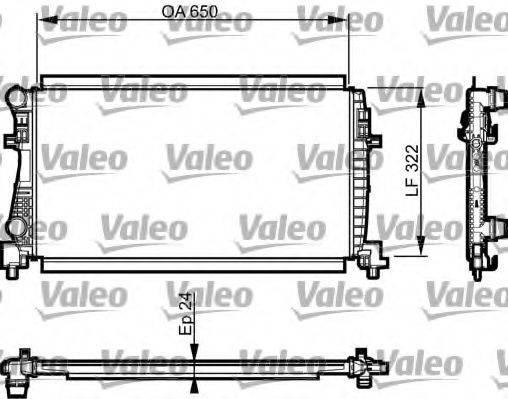 VALEO 735557 Радиатор, охлаждение двигателя