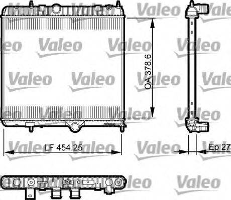 VALEO 735560 Радиатор, охлаждение двигателя