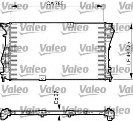 VALEO 735599 Радиатор, охлаждение двигателя