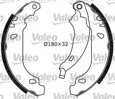 VALEO 553781 Комплект тормозных колодок