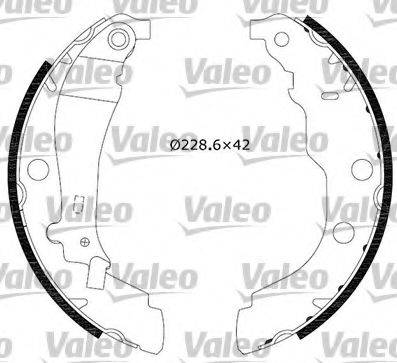 VALEO 553812 Комплект тормозных колодок