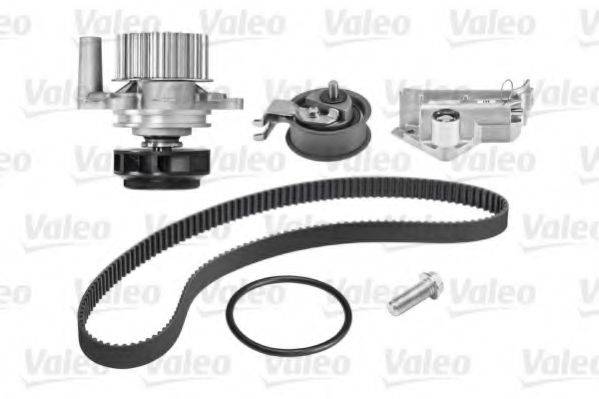 VALEO 614554 Водяной насос + комплект зубчатого ремня