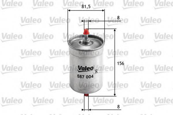 VALEO 587004 Топливный фильтр