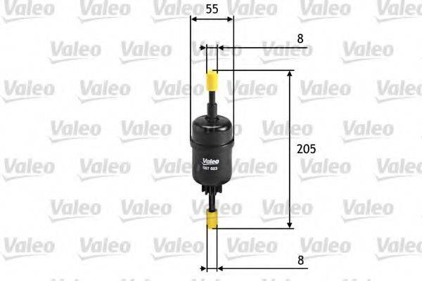 VALEO 587023 Топливный фильтр