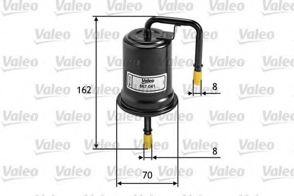 VALEO 587041 Топливный фильтр