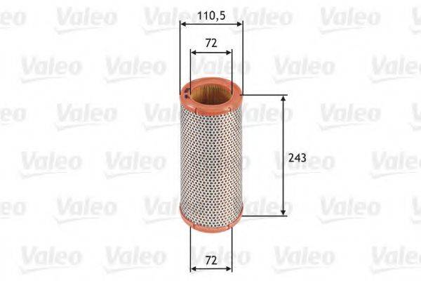 VALEO 585612 Воздушный фильтр