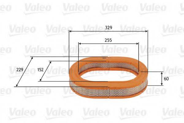 VALEO 585723 Воздушный фильтр