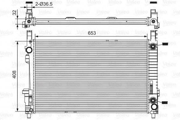 VALEO 734378 Радиатор, охлаждение двигателя