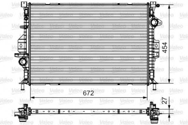 VALEO 735601 Радиатор, охлаждение двигателя