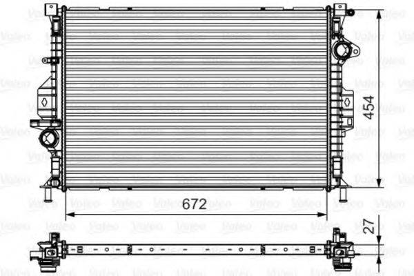 VALEO 735602 Радиатор, охлаждение двигателя