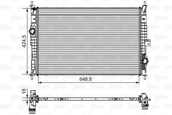 VALEO 735632 Радиатор, охлаждение двигателя