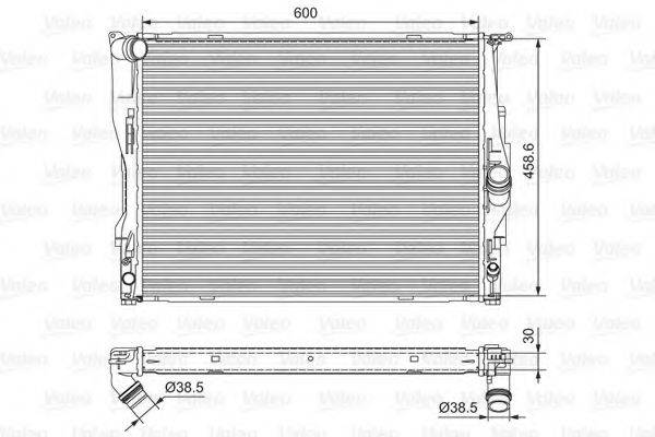 VALEO 701542 Радиатор, охлаждение двигателя