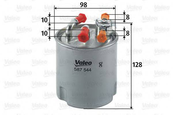 VALEO 587544 Топливный фильтр