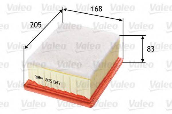 VALEO 585047 Воздушный фильтр