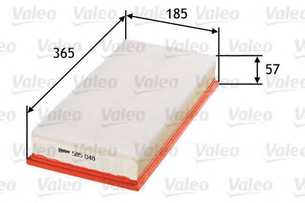 VALEO 585048 Воздушный фильтр