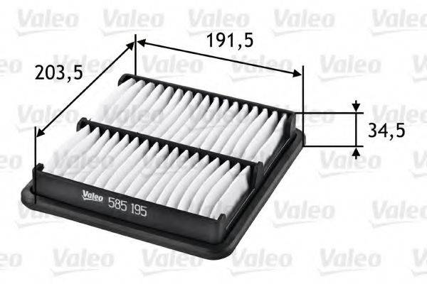VALEO 585195 Воздушный фильтр