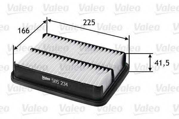 VALEO 585234 Воздушный фильтр