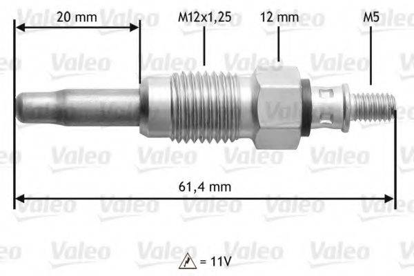 VALEO 345108 Свеча накаливания