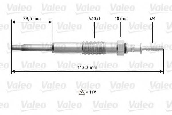 VALEO 345135 Свеча накаливания