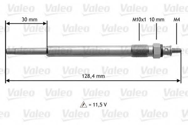 VALEO 345179 Свеча накаливания