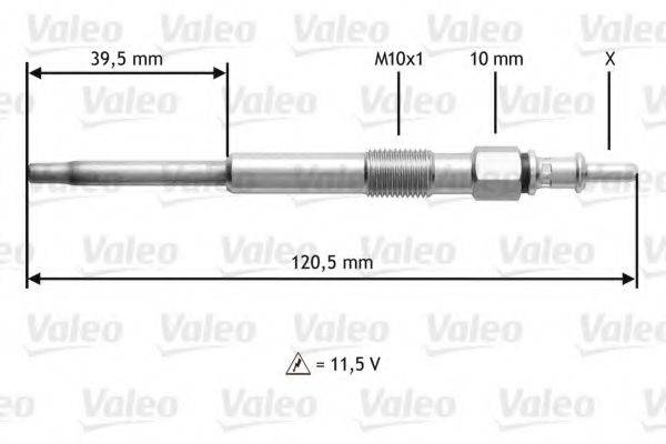 VALEO 345194 Свеча накаливания