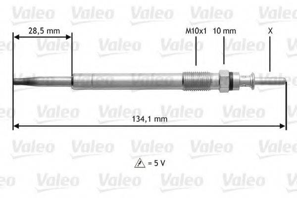 VALEO 345200 Свеча накаливания