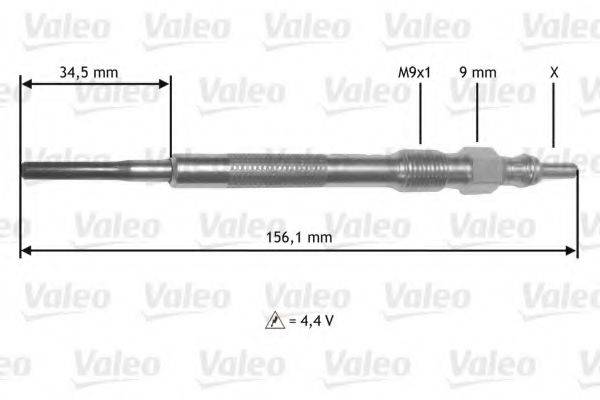 VALEO 345219 Свеча накаливания