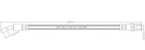 REMKAFLEX 2137 Тормозной шланг