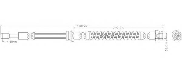 REMKAFLEX 2909 Тормозной шланг