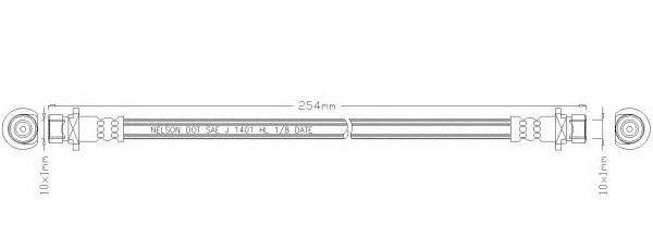 REMKAFLEX 3028 Тормозной шланг